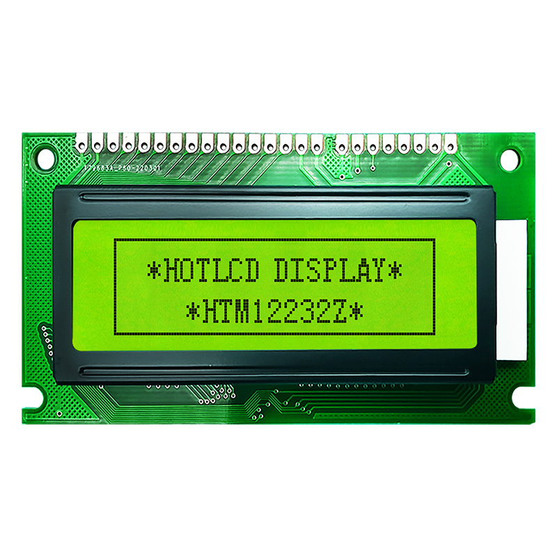 122X32 Graphic LCD Module | STN+ Yellow/Green Display with Green Backlight