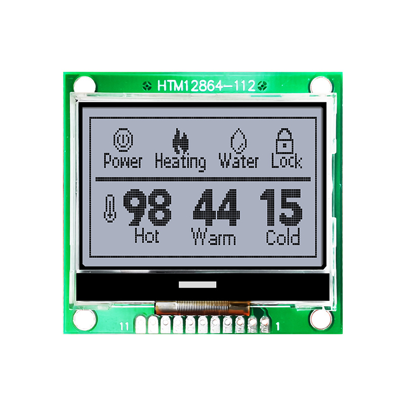 128X64 Graphic LCD Module | FSTN+ display with white side backlight with Chinese and English font library