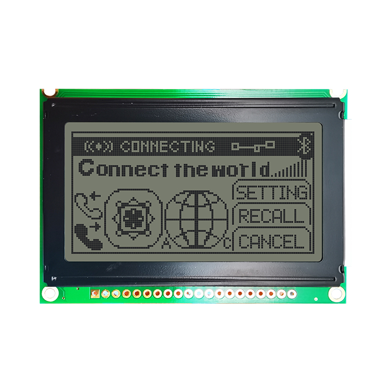 128X64 Graphic LCD Module | FSTN+ Display with White Side Backlight and Negative Voltage