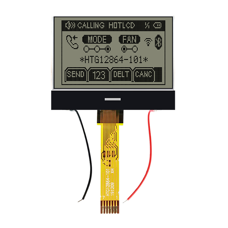 1.7inch 128X64 Graphic COG LCD | FSTN+ Display with White Side Backlight