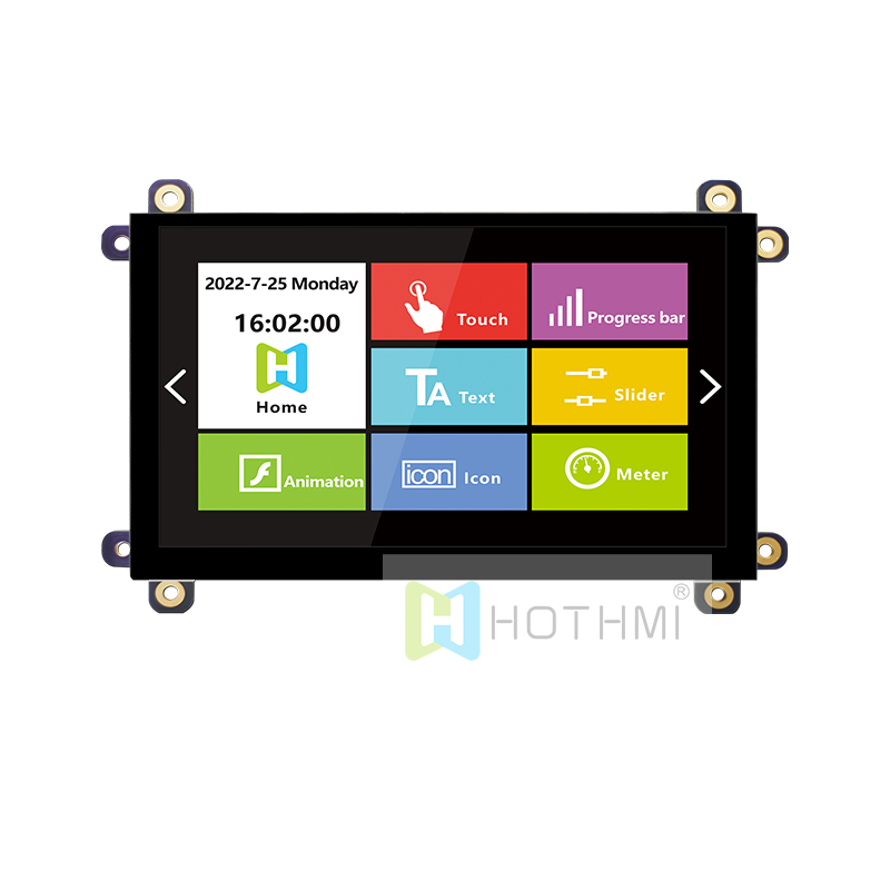 5.0" IPS full viewing angle/800x480px/high brightness/TFT color LCD capacitive touch display module/with HI driver board