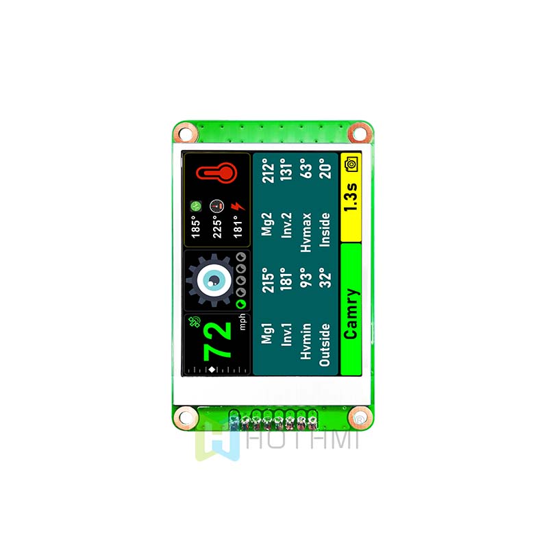 2.4 inch IPS TFT LCD module 240x320 px sunlight readable Arduino display