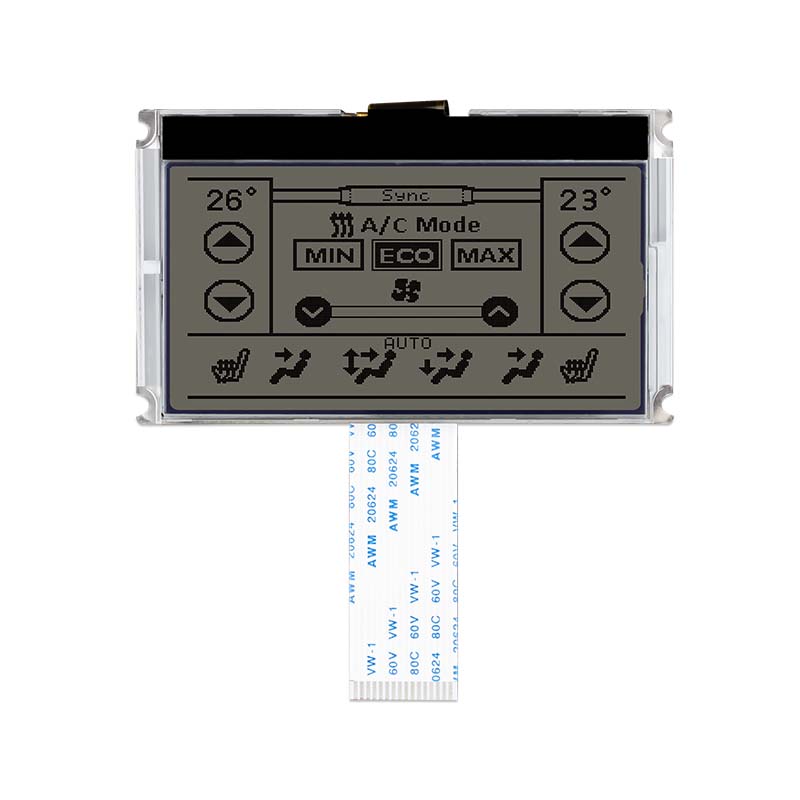 2.9inch 240X120 graphic COG LCD module SPI FSTN+ display with white backlight