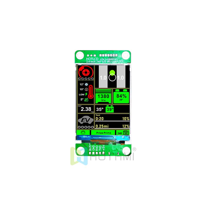 2.4 inch Intelligent HMI 240x320 IPS UART TFT Display