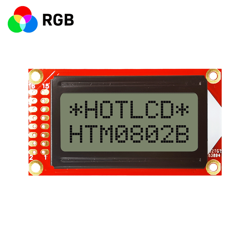 2X8 Character LCD Display | FSTN+ RGB Backlight-Arduino