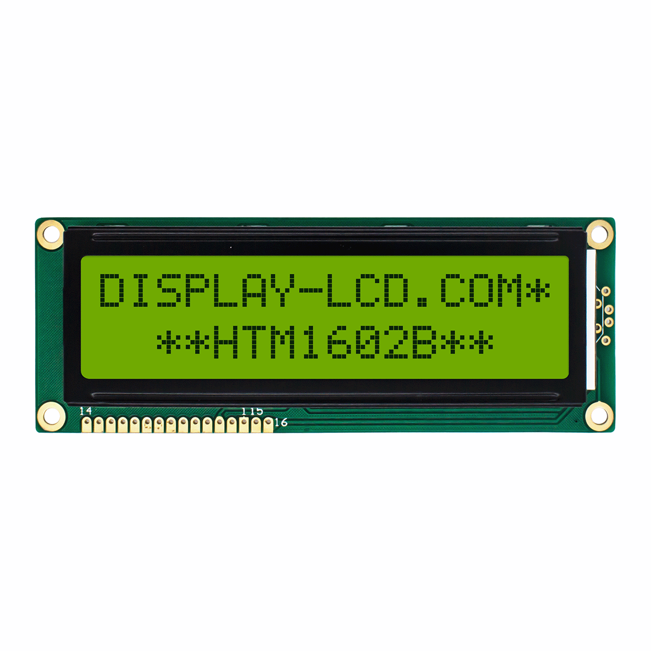 2X16 Character LCD Display | STN+ Yellow/Green with Side Yellow/Green Backlight-Arduino