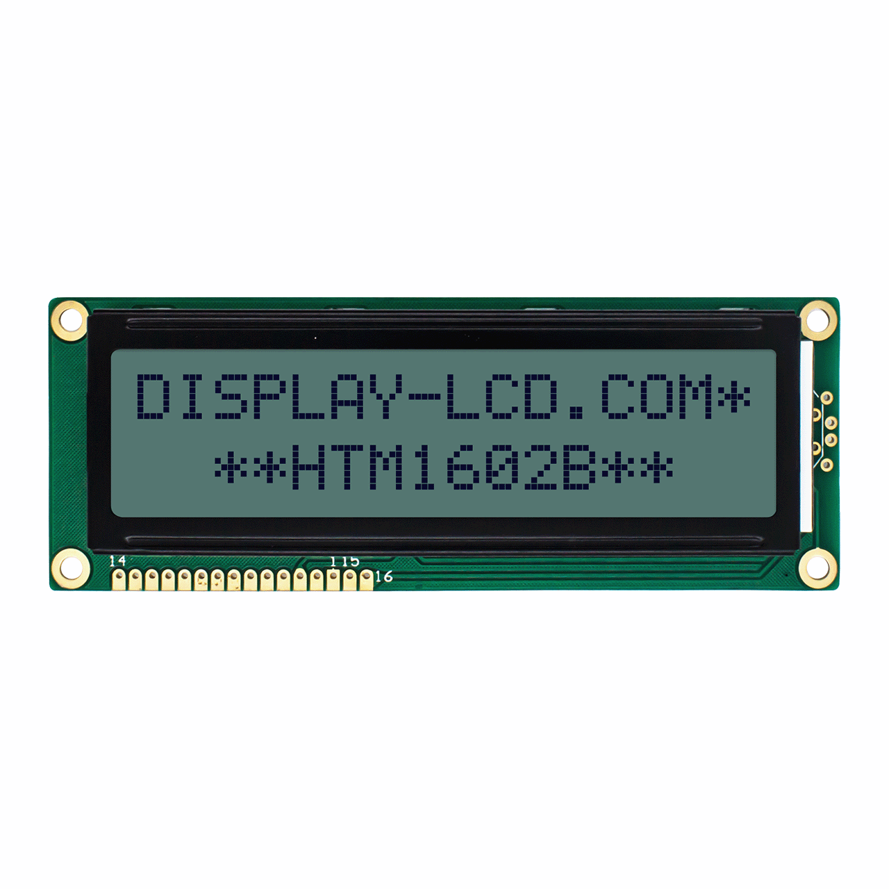 2X16 Character LCD Module Display | STN+ Gray Display with yellow/green Side Backlight-Arduino