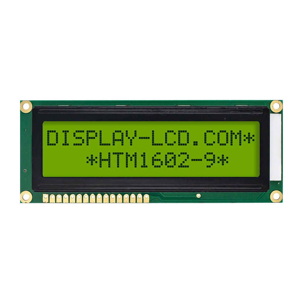 2X16 Character LCD Module Display | STN+ Yellow/Green with Side Yellow/Green Backlight-Arduino