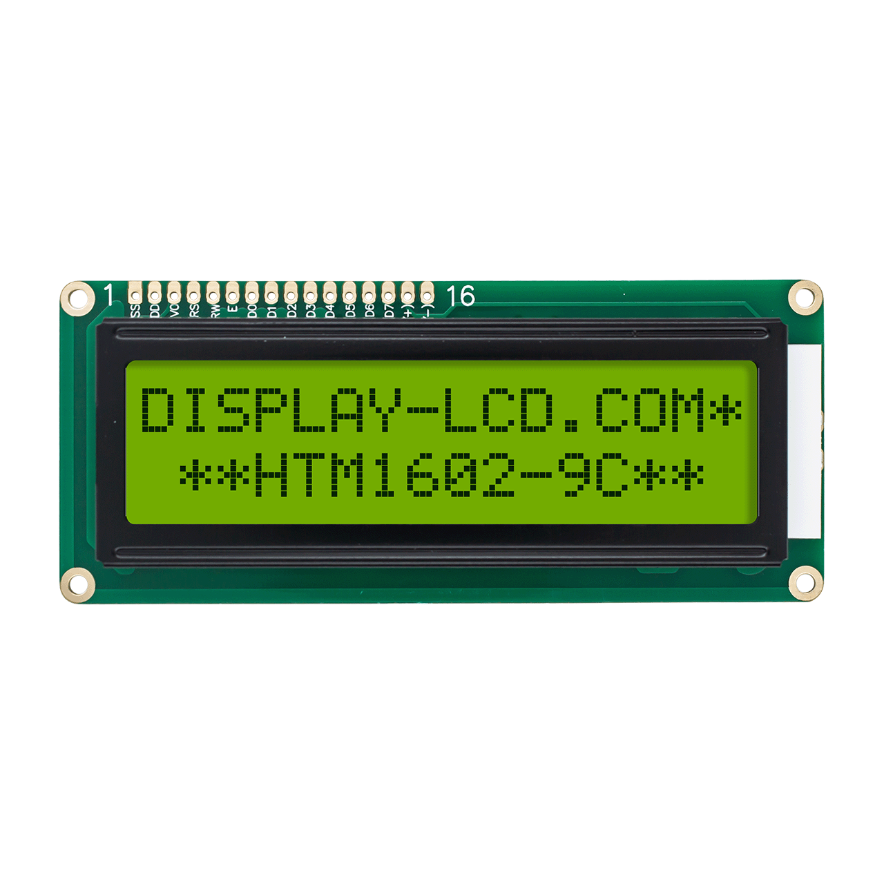 2X16 Character LCD Module Display | STN+ Yellow/Green with Side Yellow/Green Backlight-Arduino