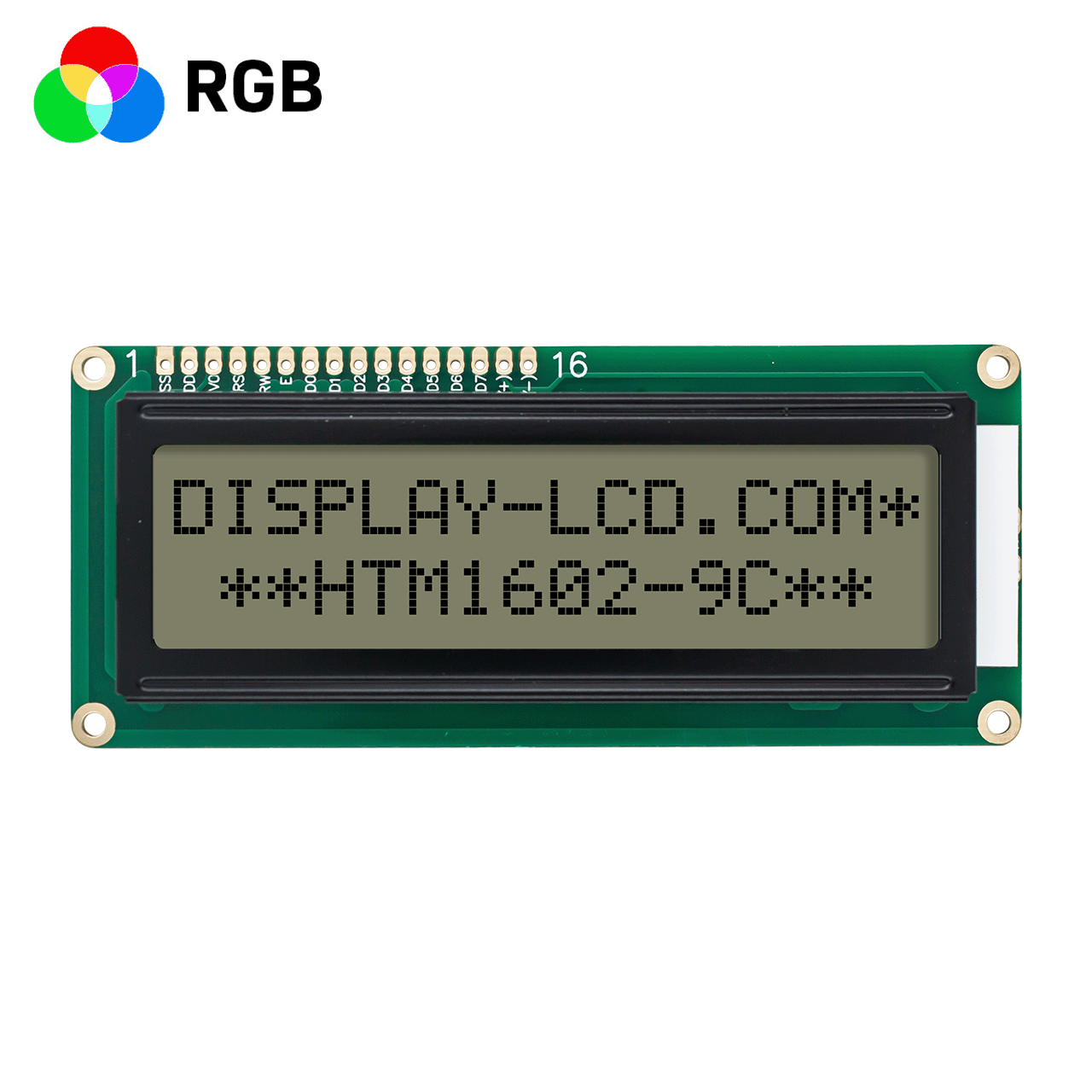 2X16 Character LCD Module Display | FSTN+ with RGB Backlight-Arduino