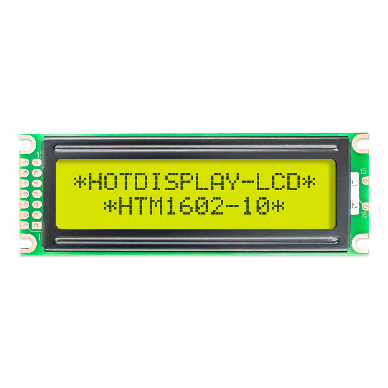 Arduino-Character LCD module | 2X16 STN+ Yellow/Green Display with Yellow/Green Backlight