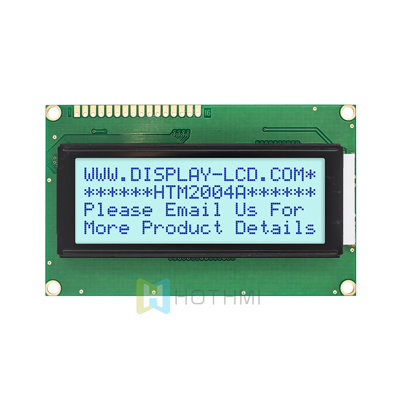 5v | 20x4 | Single color character LCD display | STN + | With white side backlight | Arduino display | Transflective | Adruino | Gray background with blue characters