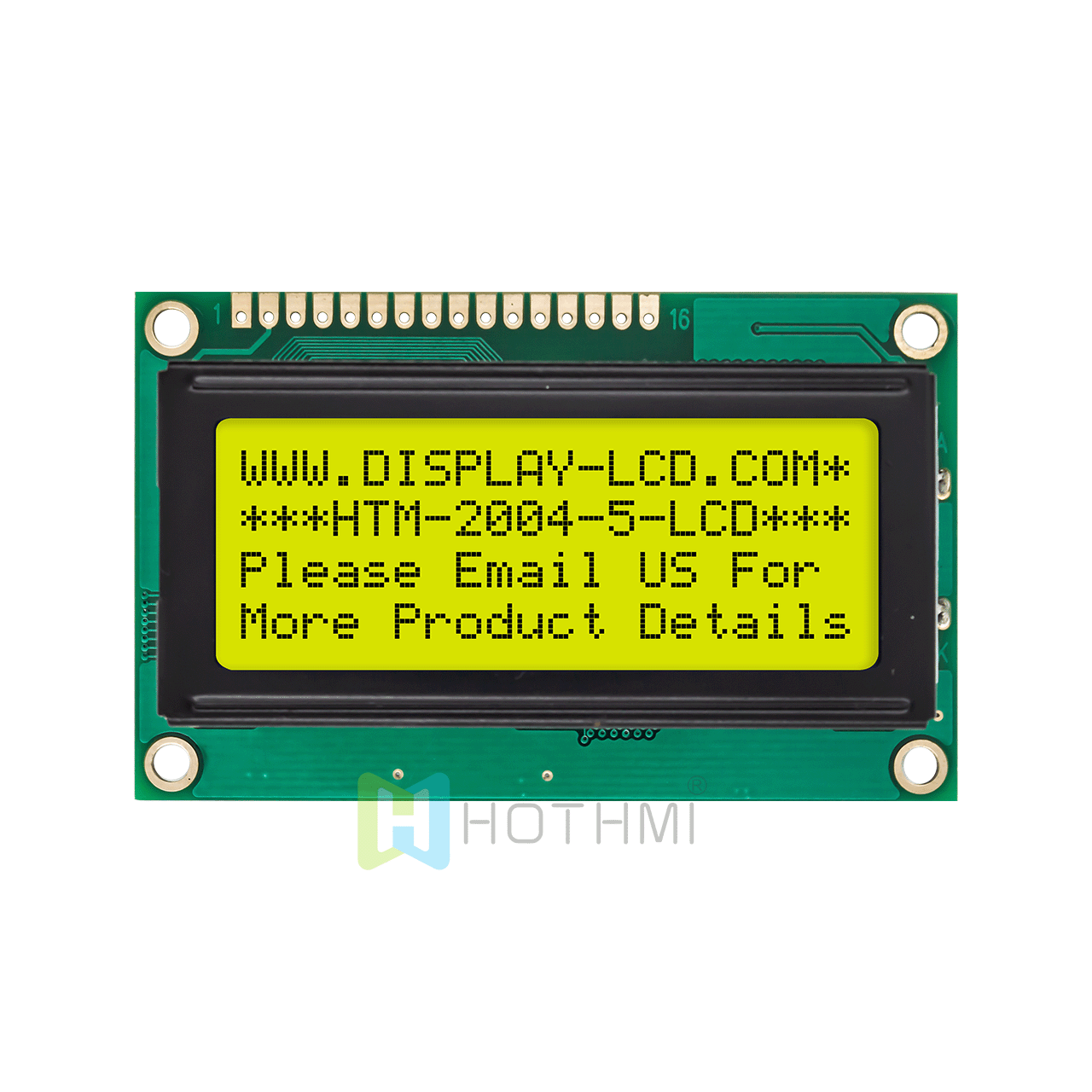 4X20 monochrome character LCD module/STN positive display/white backlight/Arduino/transflective LCD display/5.0v/Adruino