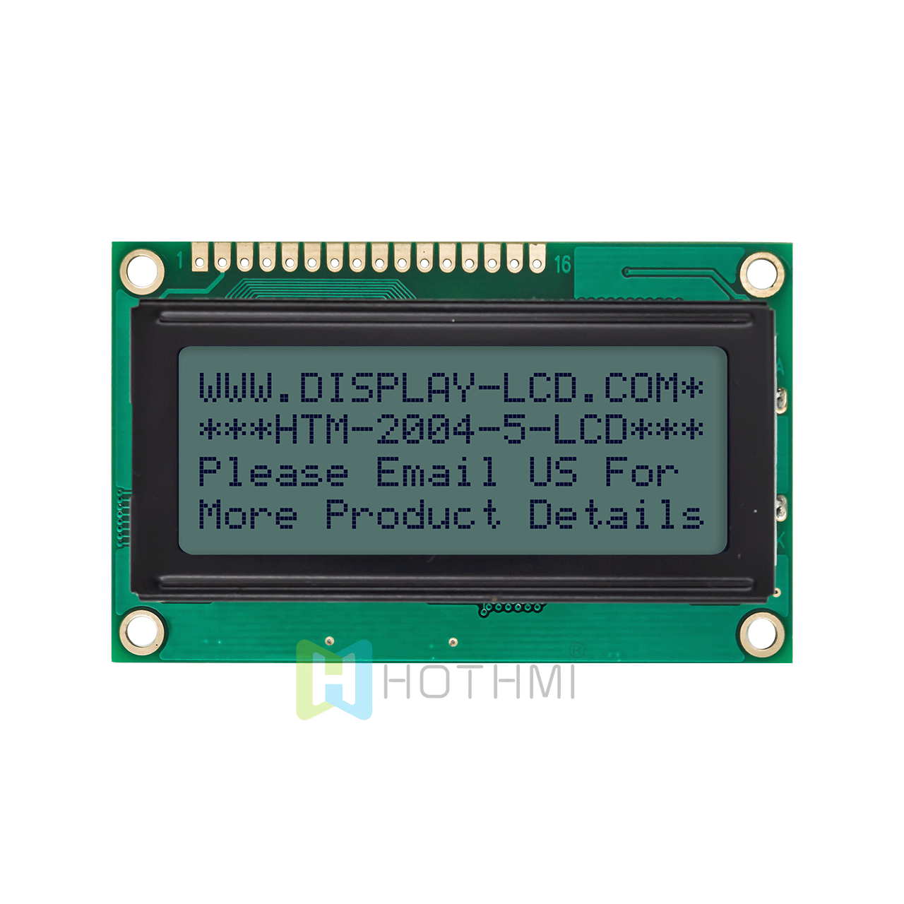 4X20 monochrome character LCD module/STN positive display/white backlight/Arduino/transflective LCD display/5.0v/Adruino