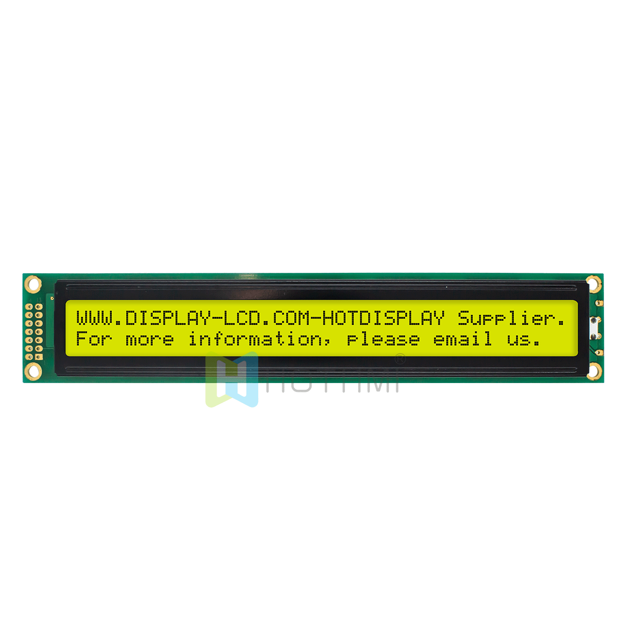 2X40 character monochrome LCD display | STN positive display | with yellow-green backlight | Arduino display | Adruino | 5.0v