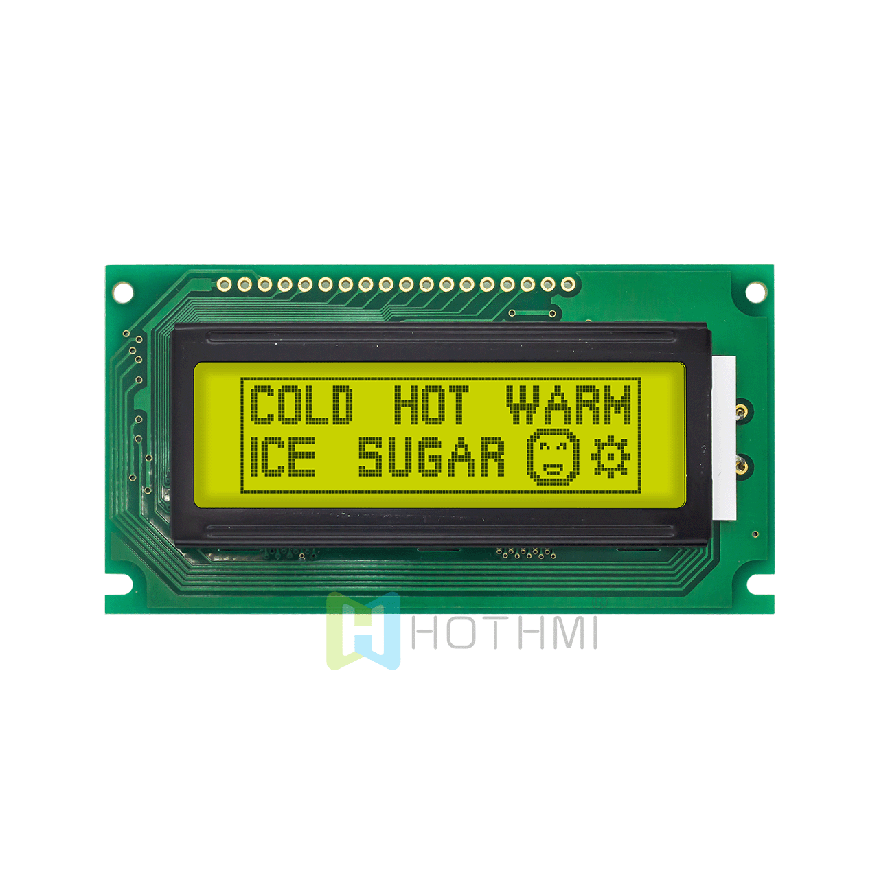 2.5"122X32 Graphics Monochrome LCD Module | STN+ Display with Yellow-Green Side Backlight | Adruino | 5.0V