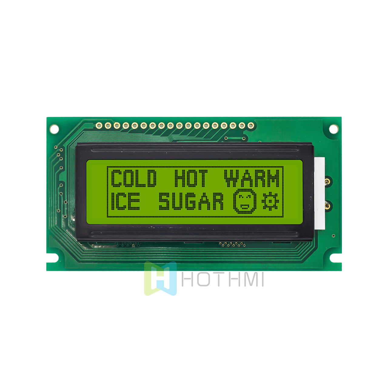 2.5"122X32 Graphics Monochrome LCD Module | STN+ Display with Yellow-Green Side Backlight | Adruino | 5.0V