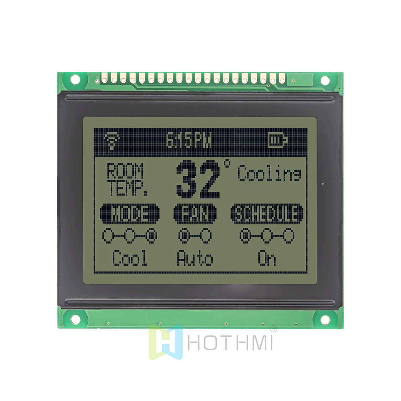 3.0"Arduino LCD | 128x64 LCM graphic display module | FSTN Positive | Gray text on white background | 5.0v | KS0108 or compatible