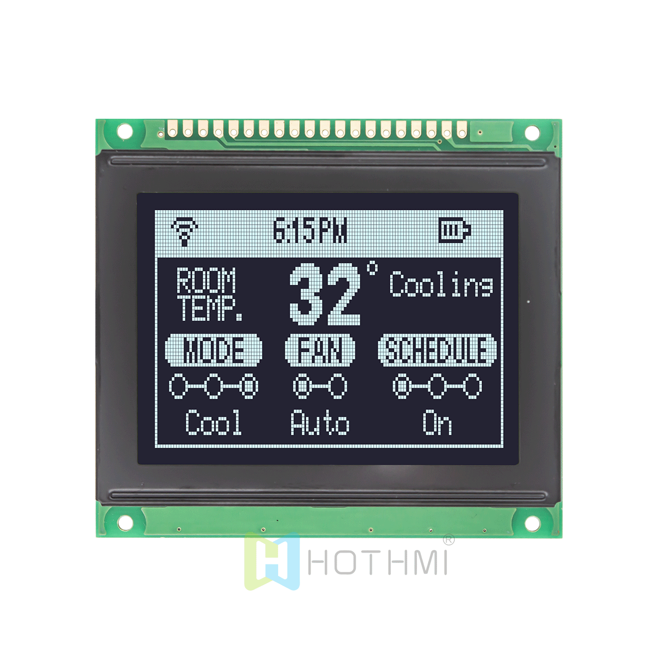 3-inch Arduino graphic LCD display | 128x64 graphic dot matrix | LCD graphic module | Compatible with KS0108 | DFSTN negative display