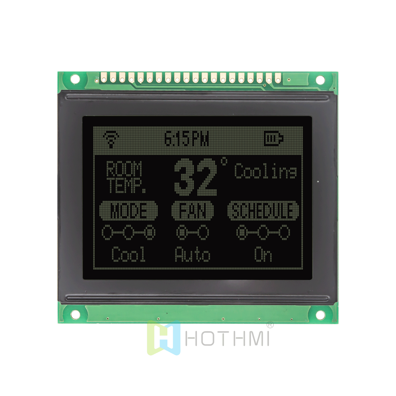 3-inch Arduino graphic LCD display | 128x64 graphic dot matrix | LCD graphic module | Compatible with KS0108 | DFSTN negative display