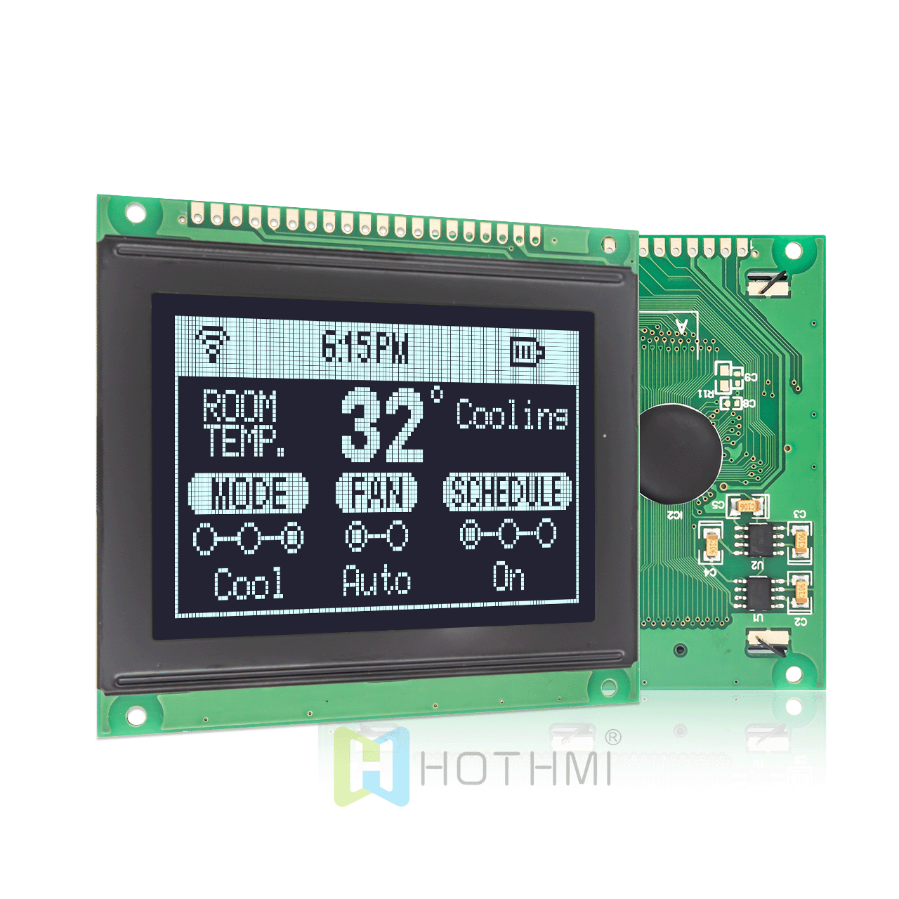 3 inch Arduino Graphic LCD Display | 128x64 Graphic Dot Matrix LCD ...