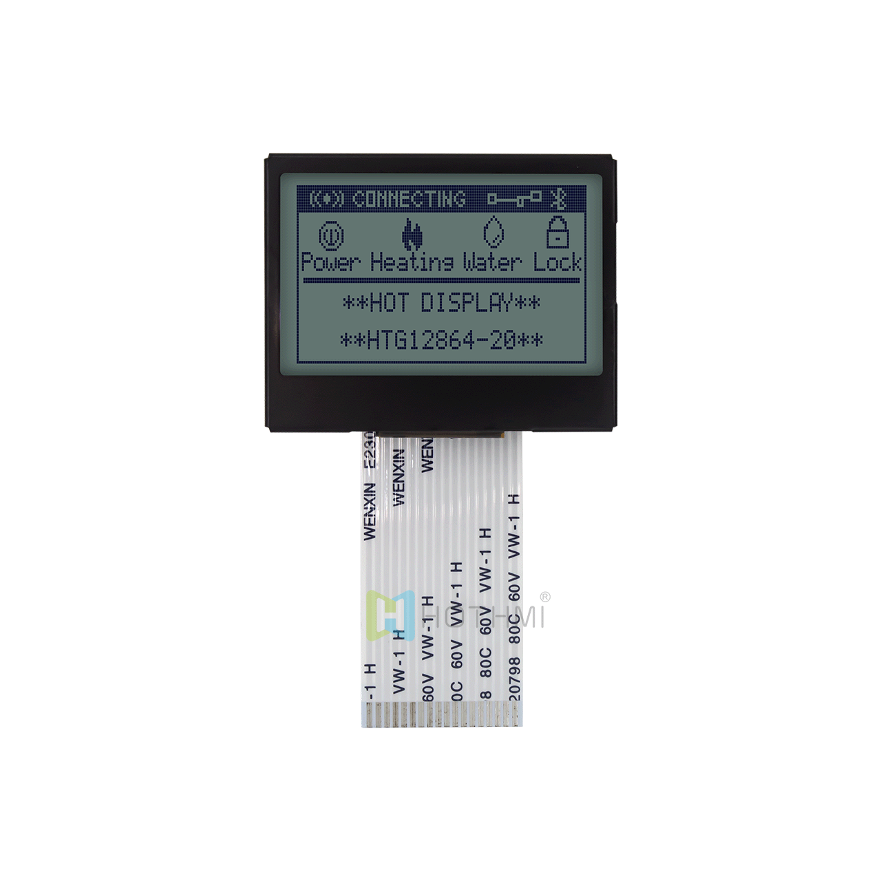 1.7-inch LCD128 x 64 industrial control graphic LCD screen/LCM128x64 graphic dot matrix LCD module/Adruino