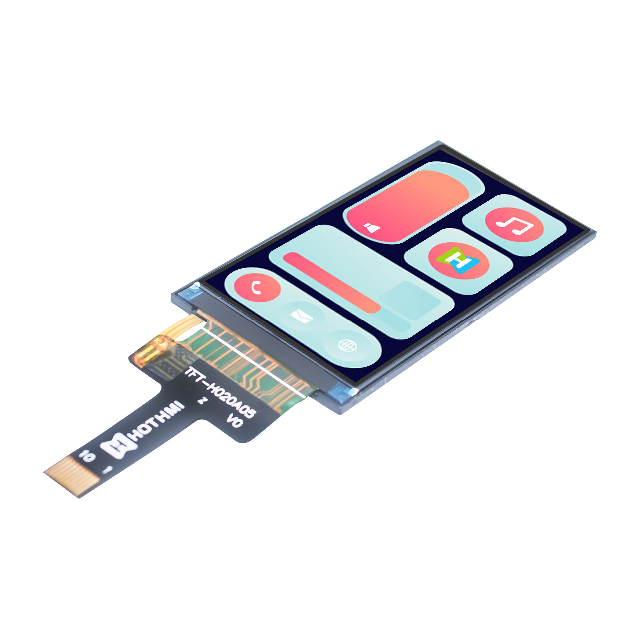 2.0 inch 170x320 pixel IPS TFT color LCD display SPI wide temperature