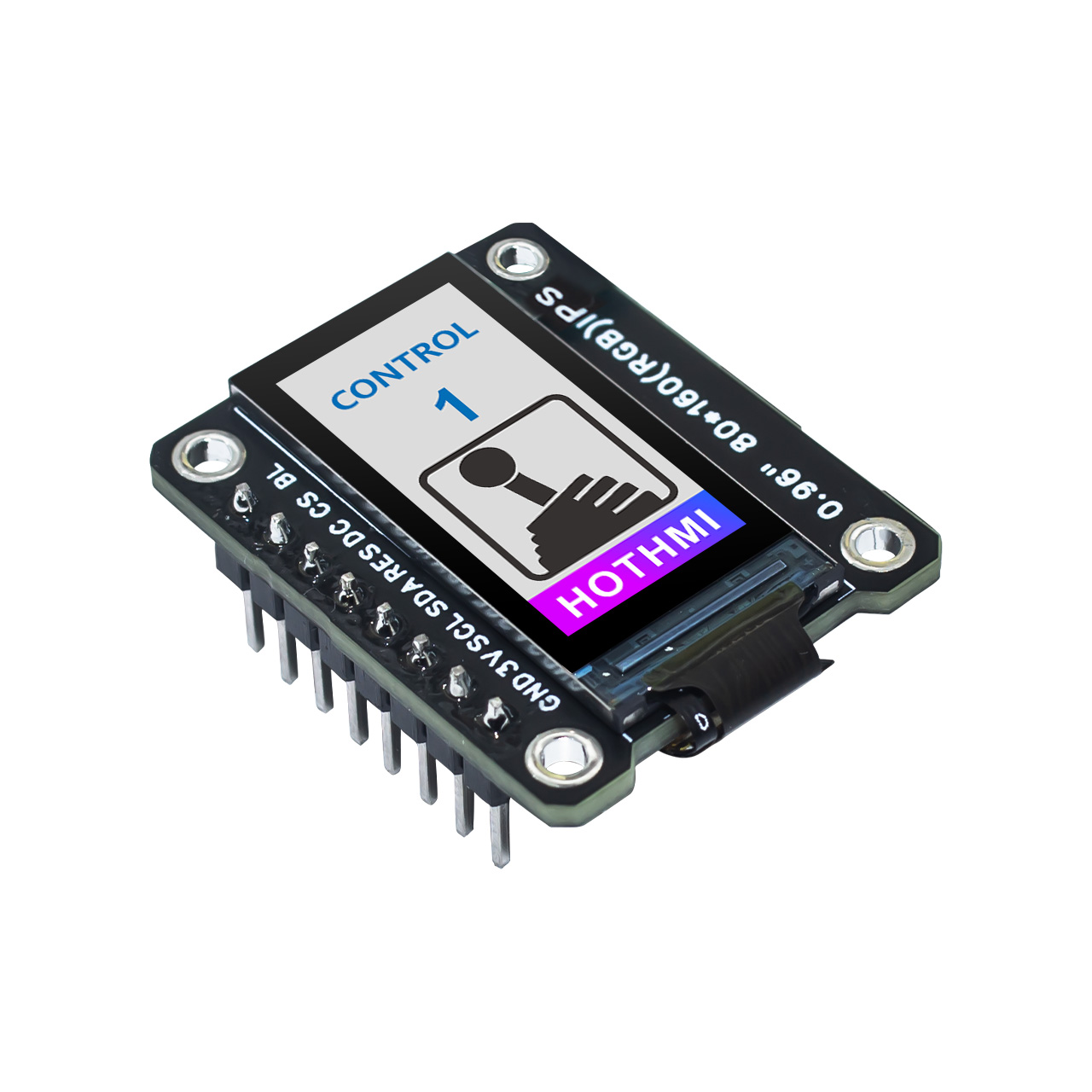 0.96 inch TFT Modules | 80x160 SPI TFT Display | ST7735S Controller