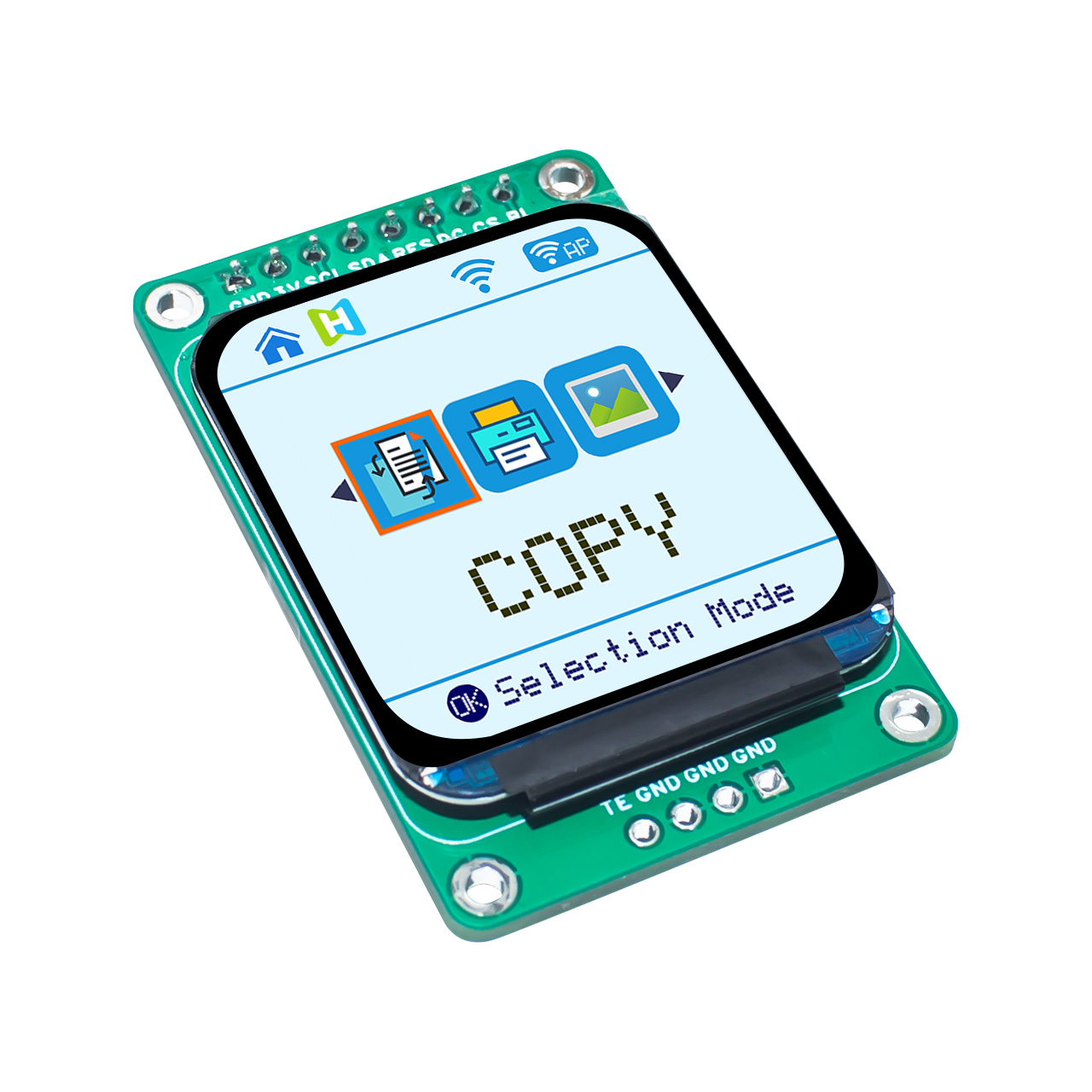 1.7 inch 240x280 TFT LCD Display Modules with ST7789 Controller