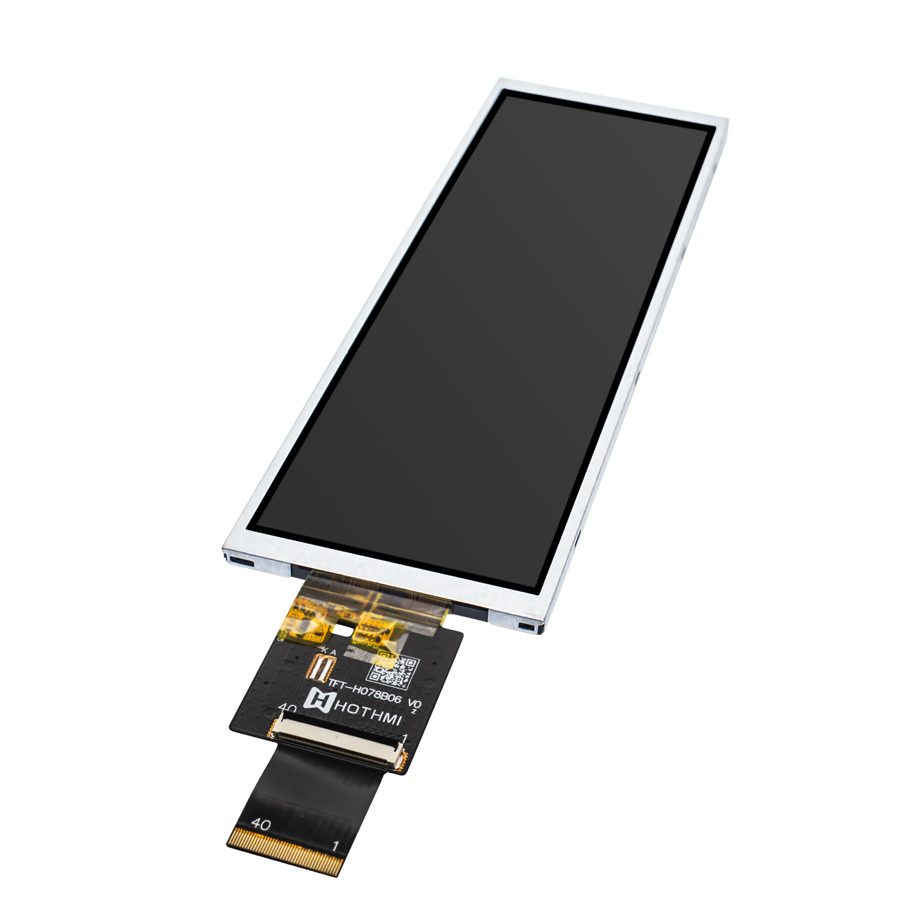 7.8 inch 400x1280 optical bonding TFT Display with MIPI Interface