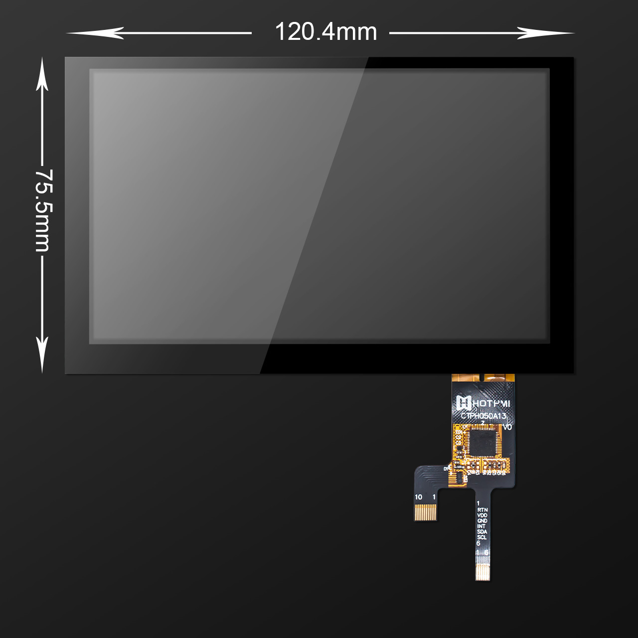 5.0 inch Capacitive PCAP with I2C GT911 Controller 