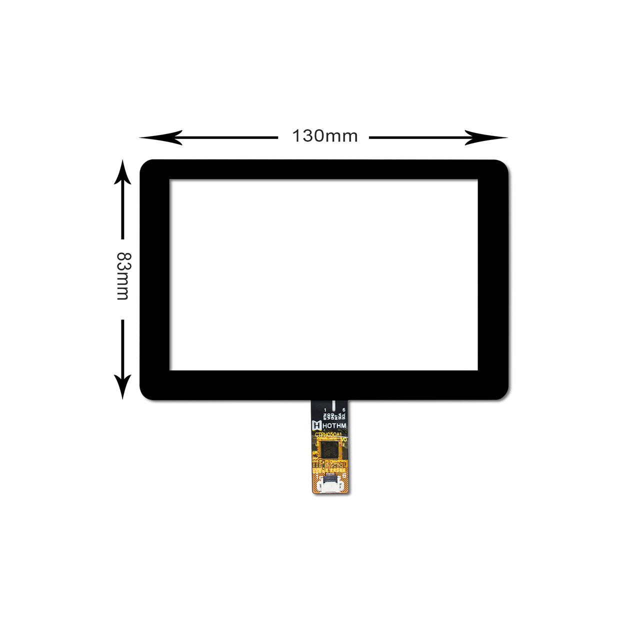 5.0 inch CTP-UXTouch with Controller GT911 and I2C Interface
