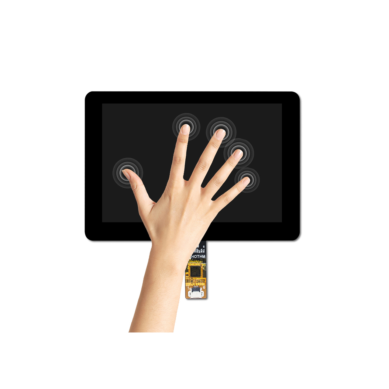 5.0 inch CTP-UXTouch with Controller GT911 and I2C Interface