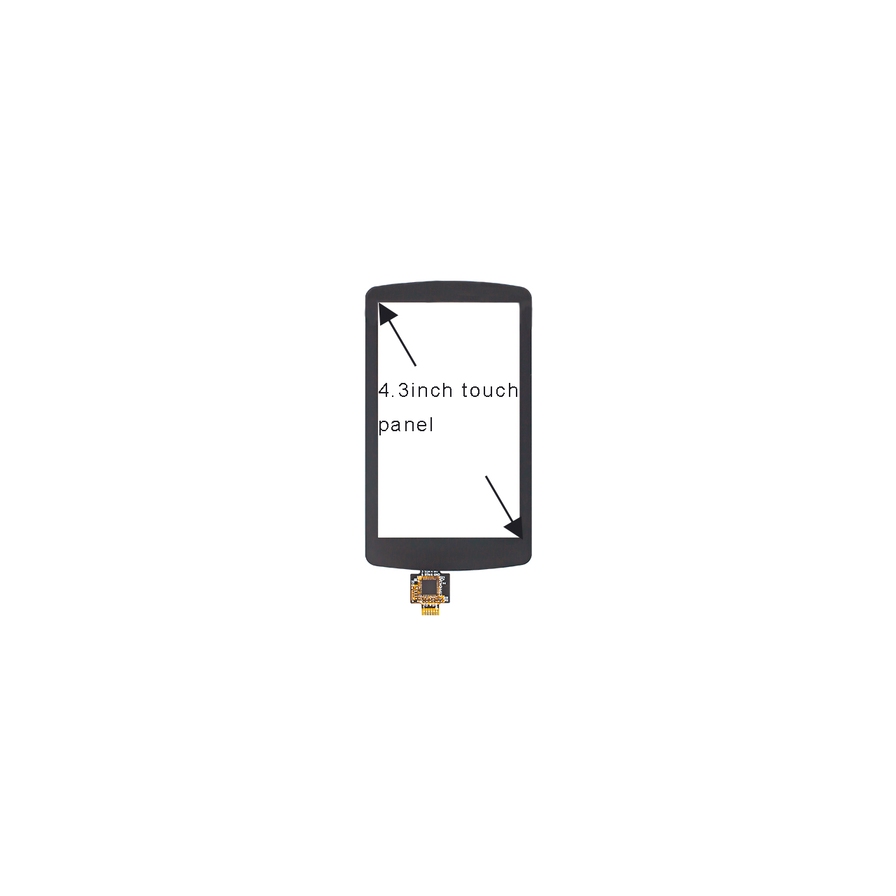 4.3 Inch CTP GT911 Controller I2C Interface
