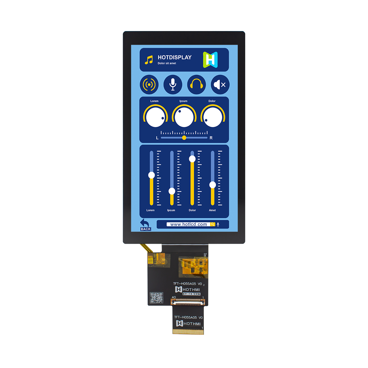 Incell 5.5 Inch TFT LCD Display Capacitive Touchscreen | 720x1280 Resolution With MIPI Interface