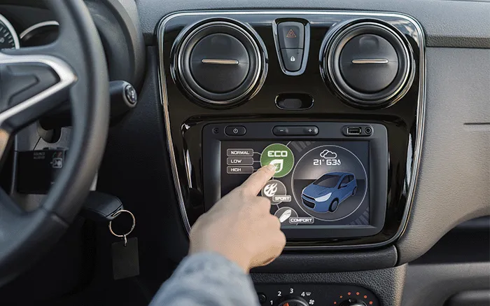 Customized capacitive touch display