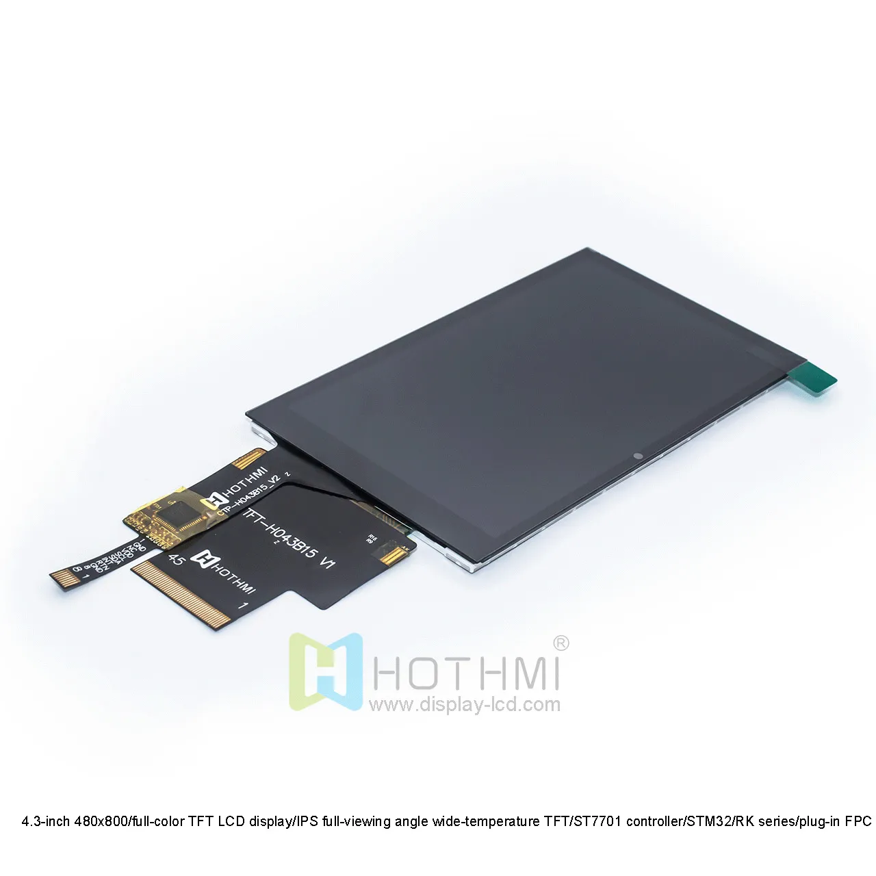 4.3 inch Capacitive Touch TFT LCD Display with ST7701 Controller