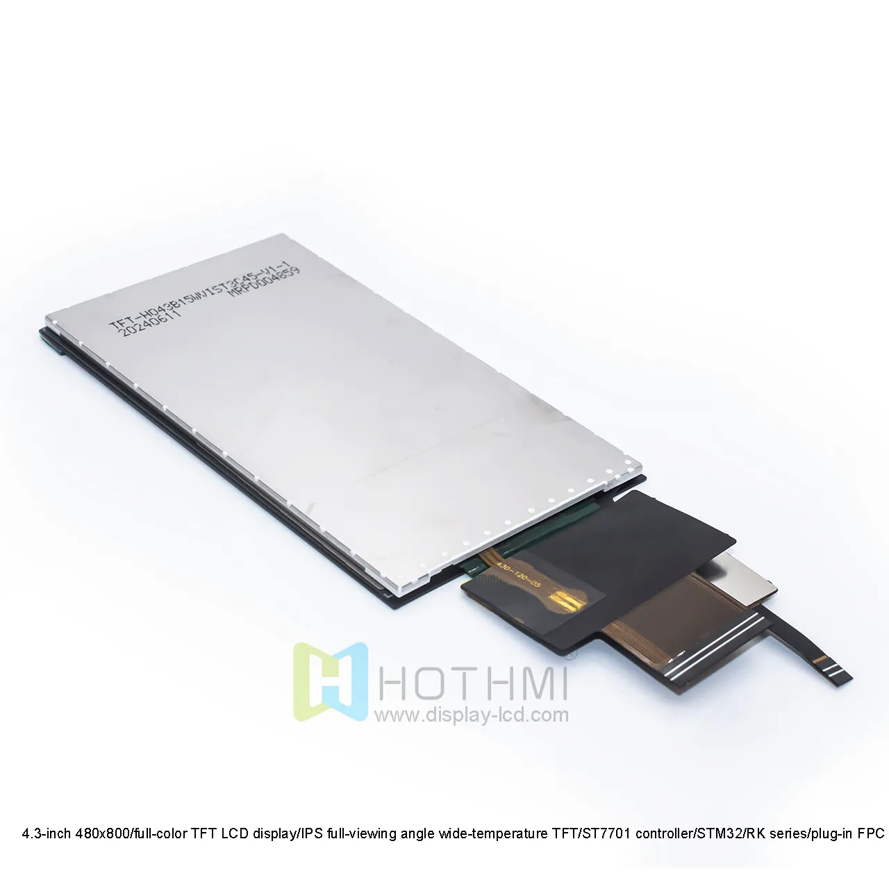 4.3 inch Capacitive Touch TFT LCD Display with ST7701 Controller