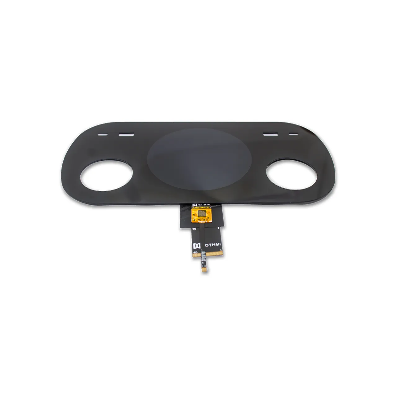 3.4 inch Round TFT LCD Display With uxTouch CTP 800x800 Resolution