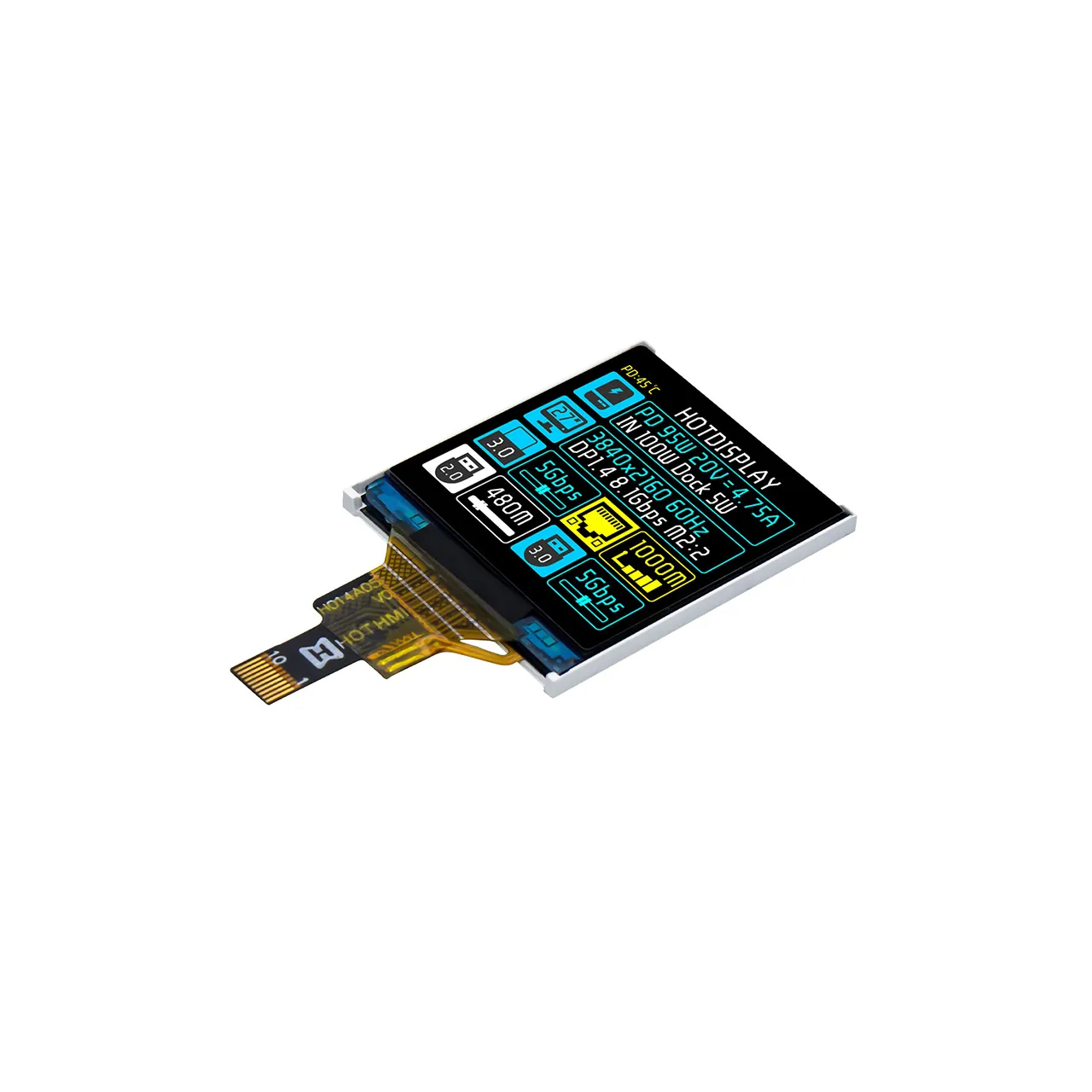 1.44 Inch TFT LCD Display | 128x128 Resolution SPI ST7735 