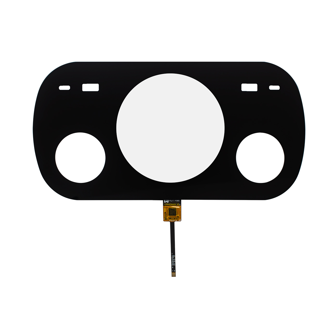 3.4-inch Custom Capacitive Touch Panel I2C Interface