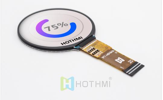 What are the common resolutions for round LCD displays?