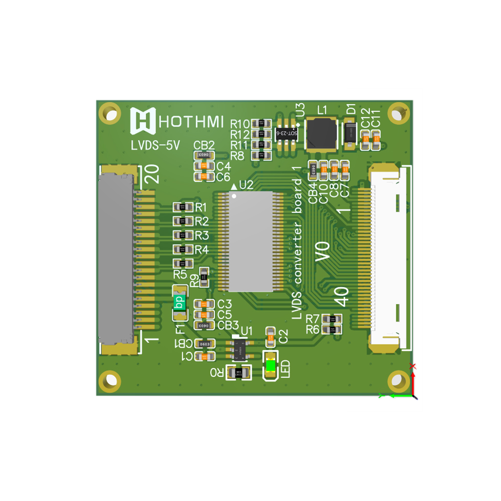 LVDS-to-RGB Adapter Board