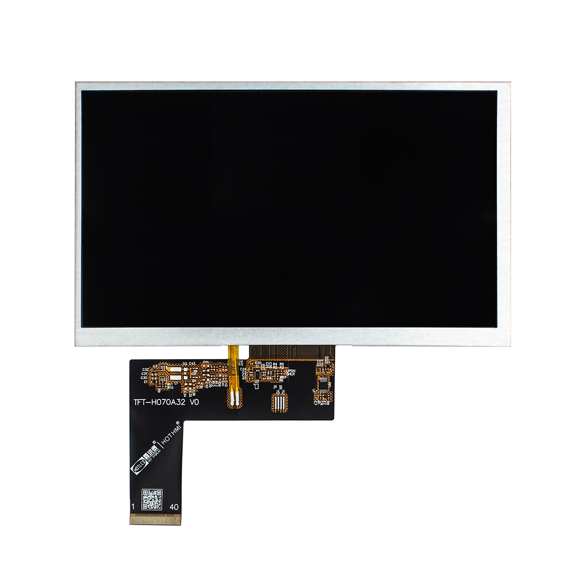 7 Inch IPS Viewing Angle TFT Display with RGB Interface 800x480 Resolution