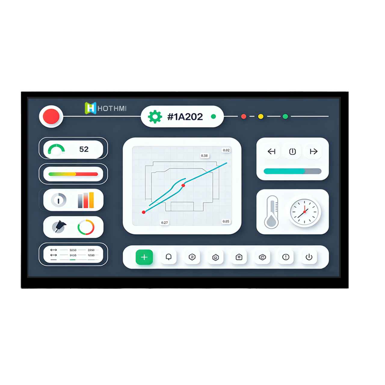 10.1 inch TFT LCD Display High Resolution For medical devices
