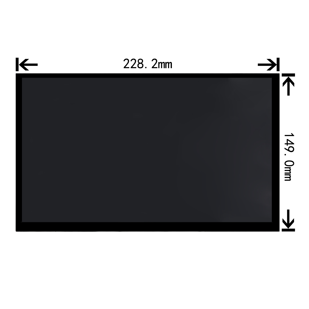 10.1 inch TFT LCD Display High Resolution For medical devices