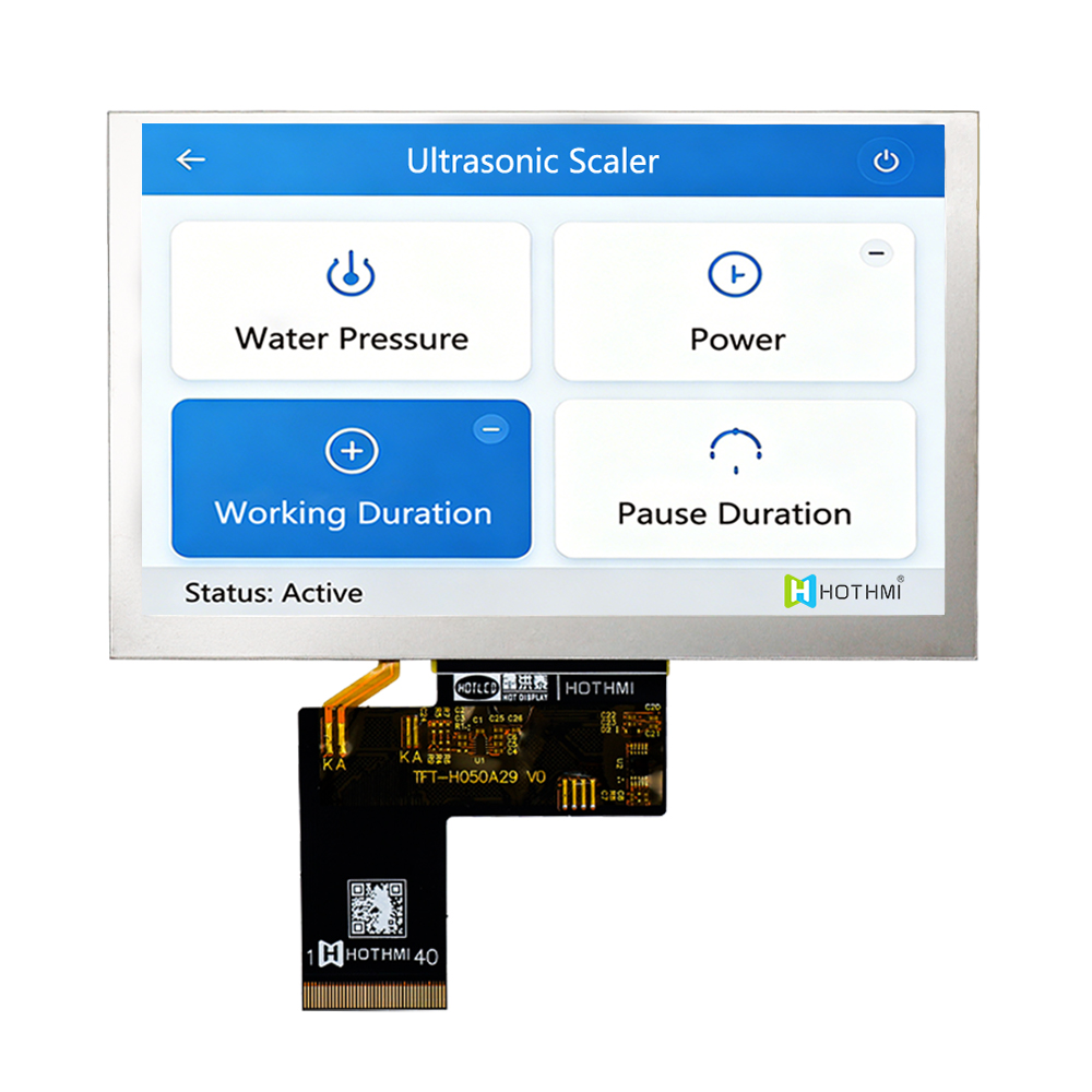 5.0-Inch Ultra-High Brightness TFT LCD Module 800x480 Sunlight Readable Display