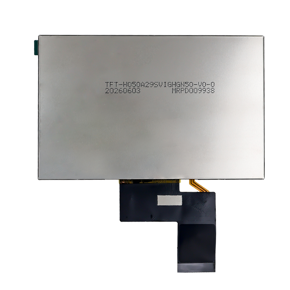 5.0-Inch Ultra-High Brightness TFT LCD Module 800x480 Sunlight Readable Display