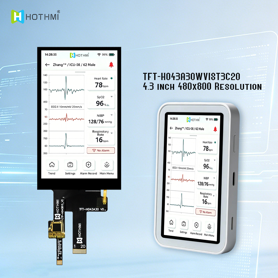 4.3 Inch 480x800 TFT LCD Display | MIPI Interface With ST7701S Driver Chip