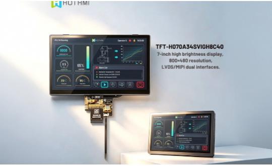 7-inch 800x480 MIPI IPS industrial touch display